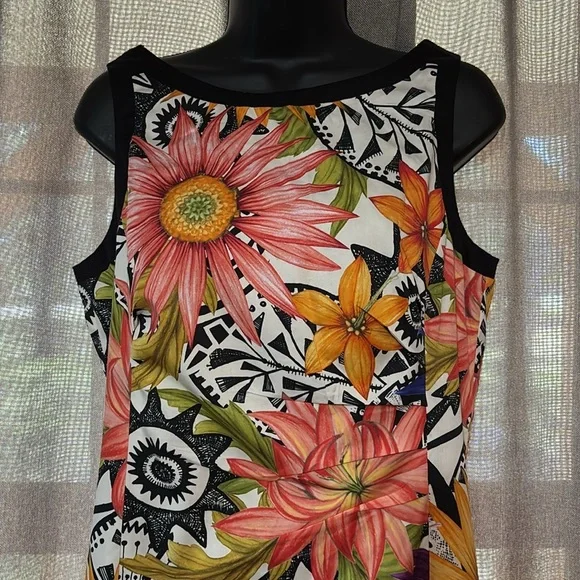 Marc Cain floral sheath dress BNWOT - Picture 2 of 15